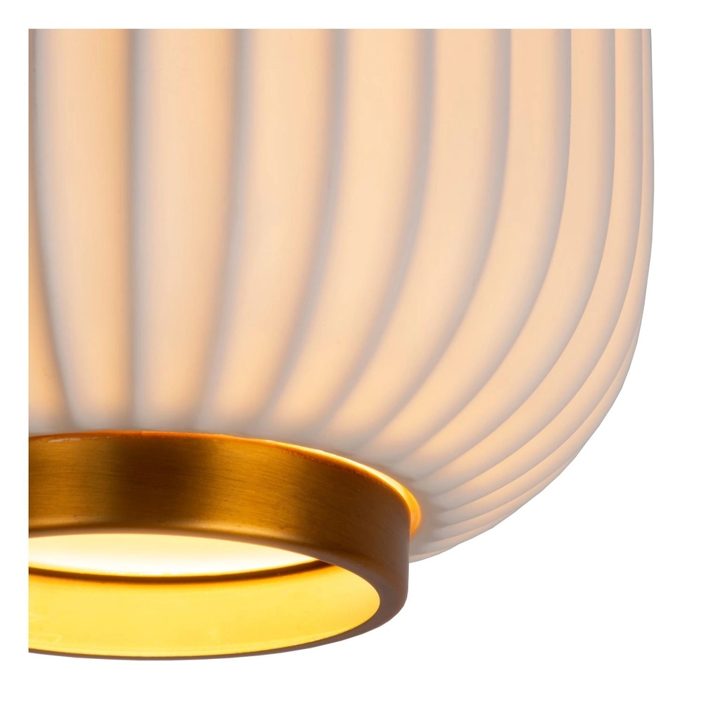 Design-Deckenlampe Gosse Gold mit Weiß Lucide 5411212134172