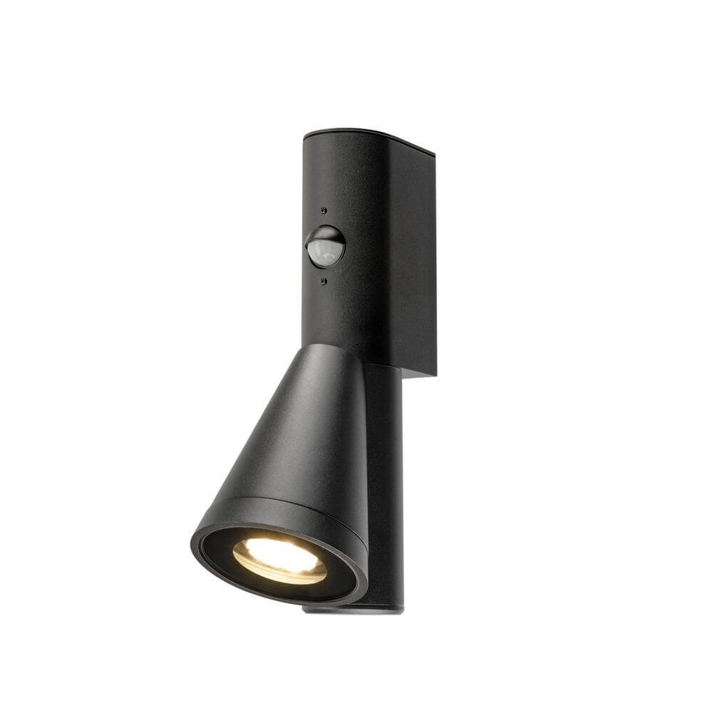 Design-Wandleuchte T-Tube WL Schwarz mit Sensor SLV 4024163291637