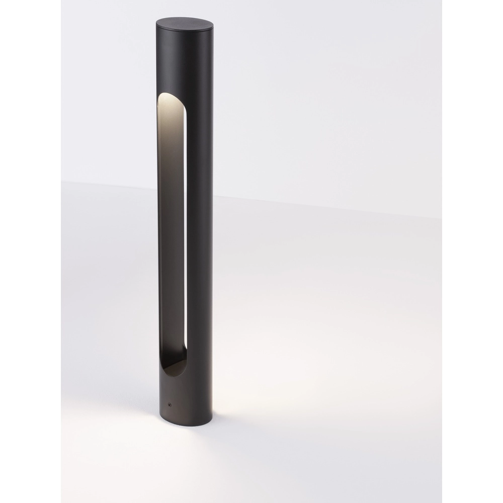 Schlanke Lampe Ellery schwarz 60cm