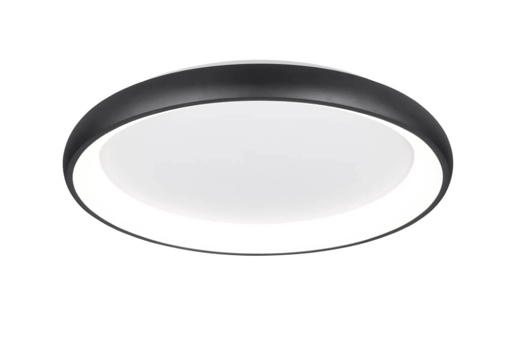 LED-Deckenleuchte Cardona schwarz - Ø 75cm Trio 4017807613940
