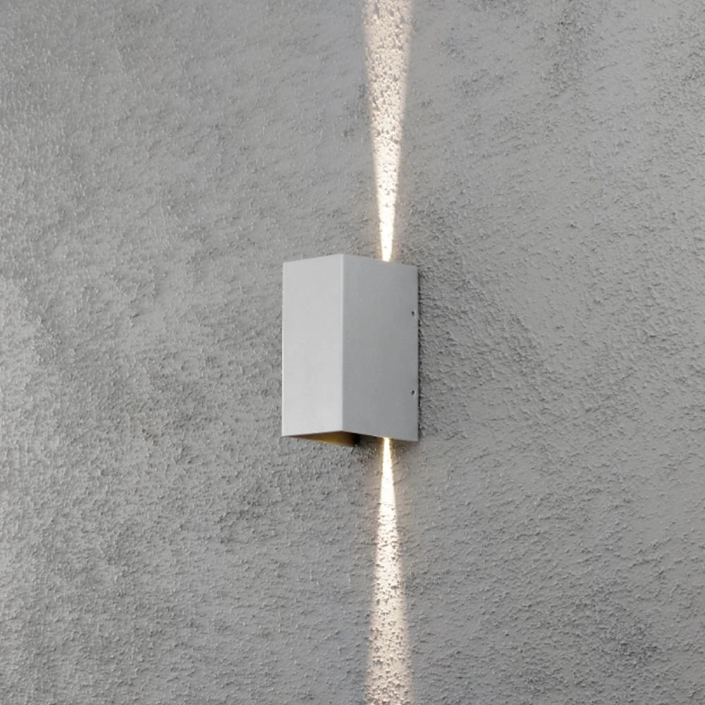 LED-Wandleuchte Cremona Up - Down 2x3W - 3000K 17cm mattsilber KonstSmide 7318307940312