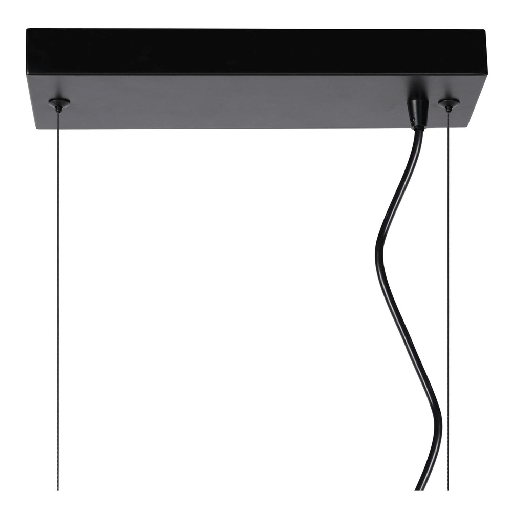 Moderne Pendellampe Fabian 4-Licht Schwarz Lucide 5411212010803