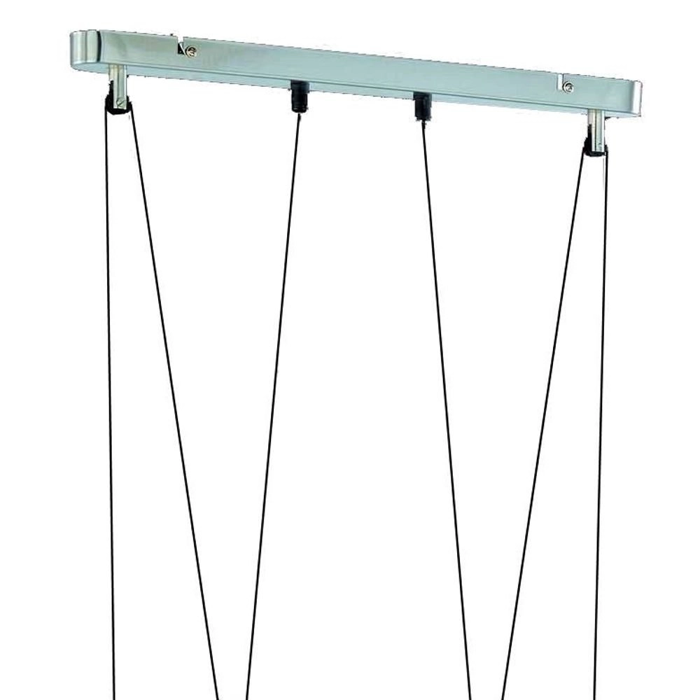 Moderne Pendelleuchte Series 3751 4-flammig nickel matt Trio 4017807137736