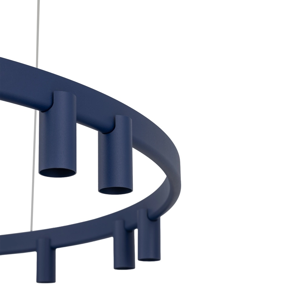 Design-Pendellampe Fourty Marineblau Ø 116cm