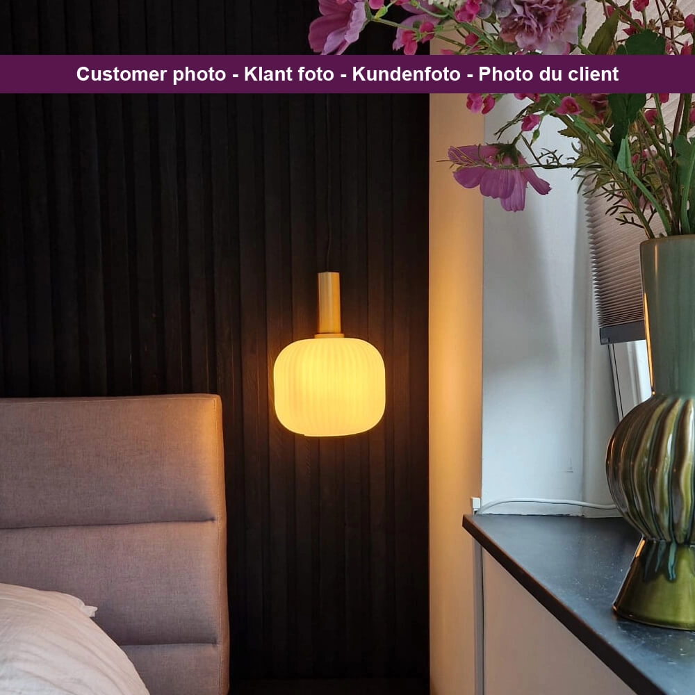 Pendeln Diva Ø 20cm - weißes Glas Trio 4017807614497
