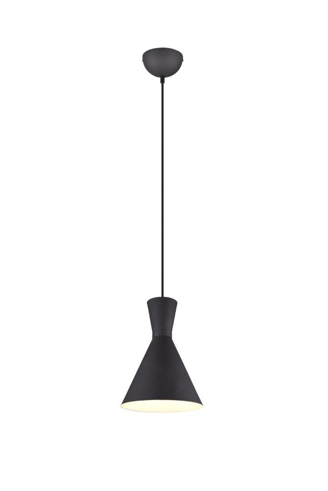 Schwarze Hängelampe Enzo Ø 20cm Trio 4017807459869
