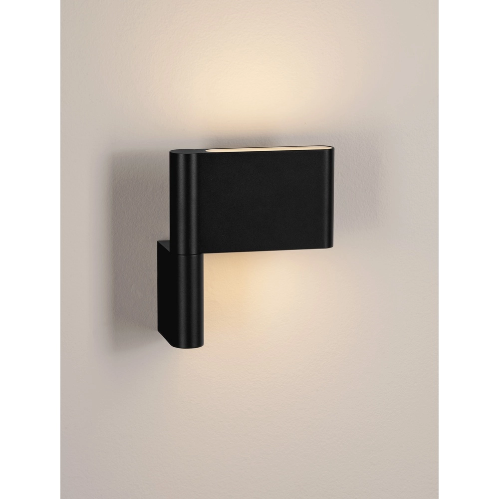 Wandleuchte Flusso schwarz Lyora 5212017478115