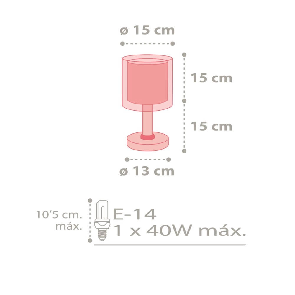 Kinderzimmer-Tischlampe Color Rain Dalber 8420406414317