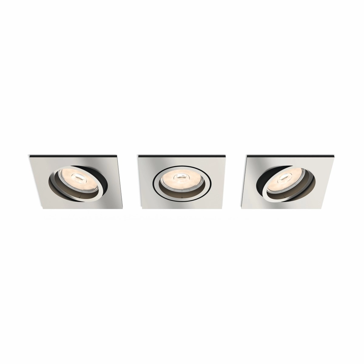 Einbaustrahler Donegal (3x) Gu10 Mat Chrome Philips 8718696161012