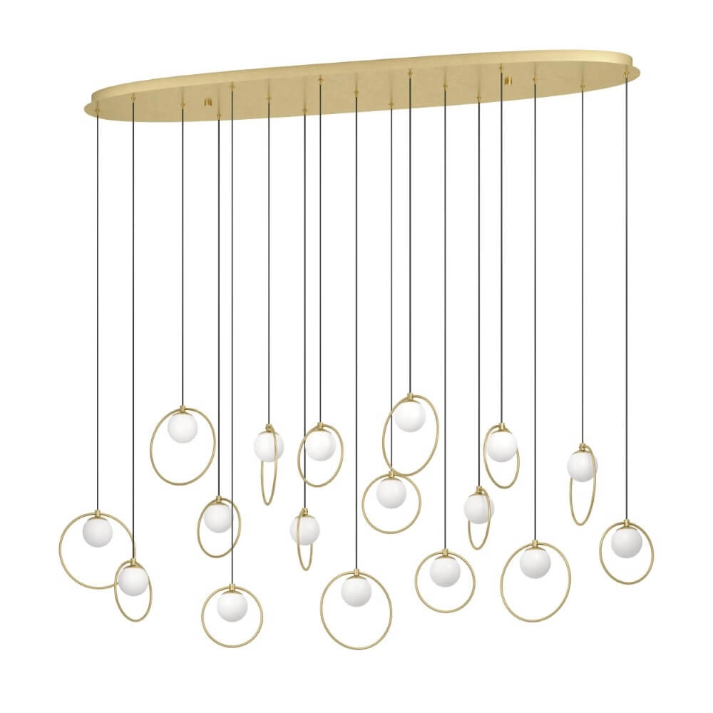 Ovale Hängelampe Portocolom 148cm
