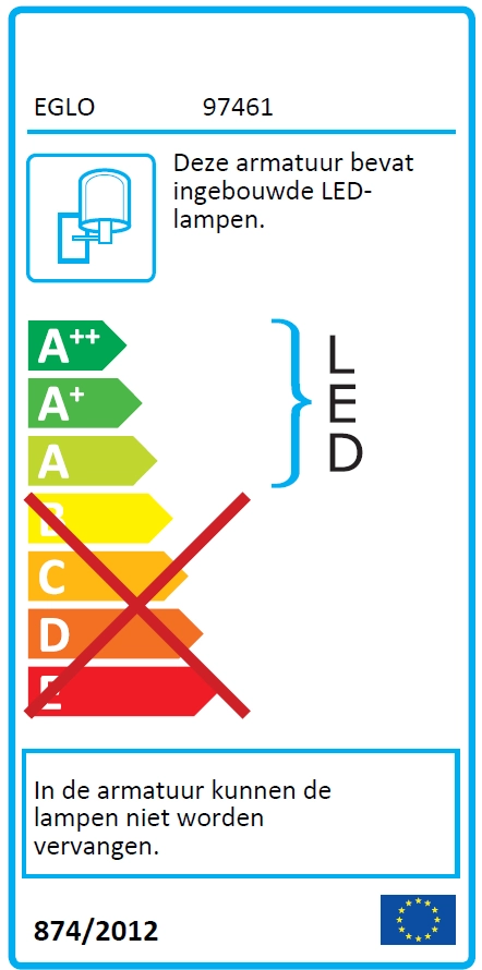 LED-Außenleuchte Faedo 3 mit Bewegungssensor Eglo 9002759974619