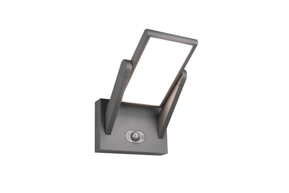 Hybrid-Solar-Wandleuchte Malawi mit Sensor Trio 4017807622508
