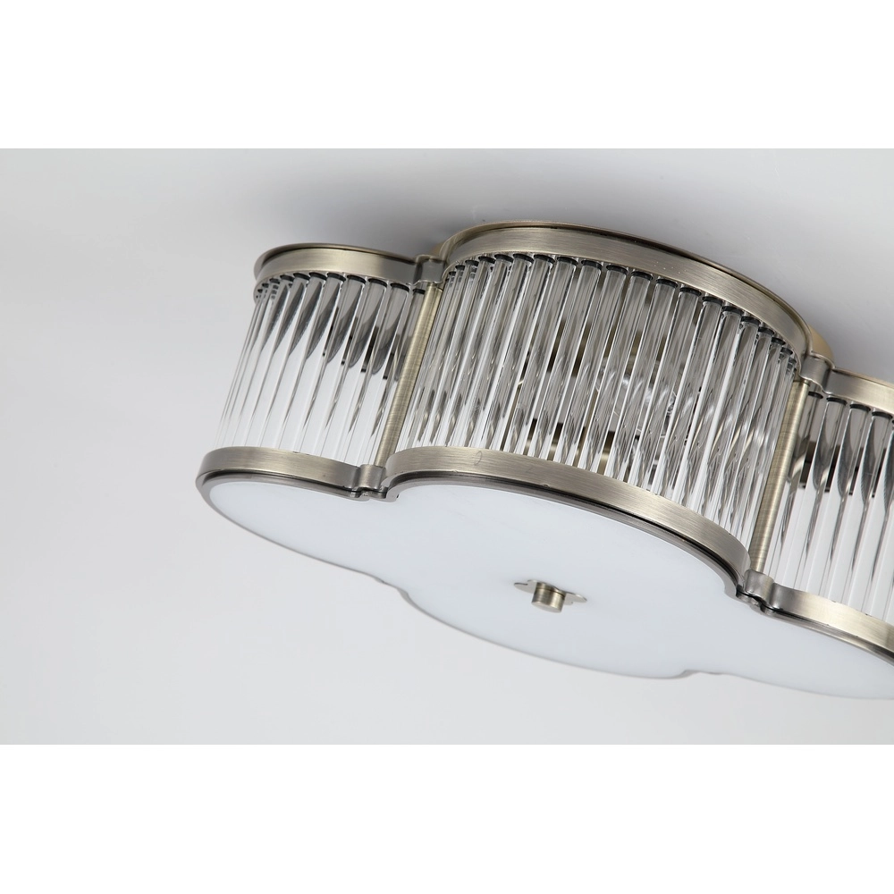 Deckenlampe Lotus antikes Messing Ø 39cm Searchlight 5053423302140