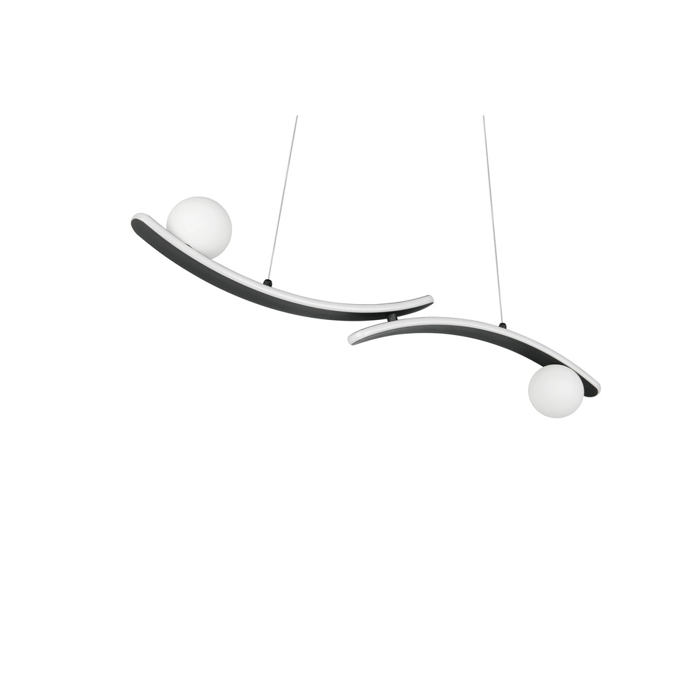 Design-Pendellampe Napoli Schwarz Trio 4017807683462