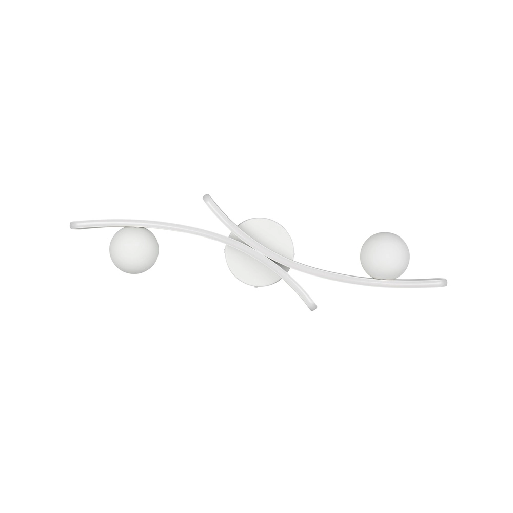 Design-Deckenlampe Napoli Weiß Trio 4017807683493