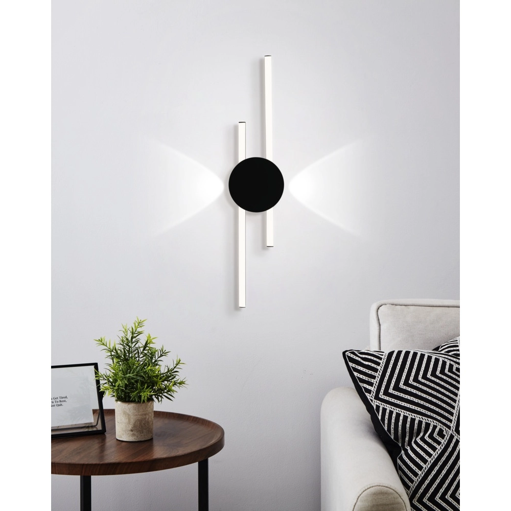 Design-Wandleuchte Venticello schwarz Eglo 9008606357437