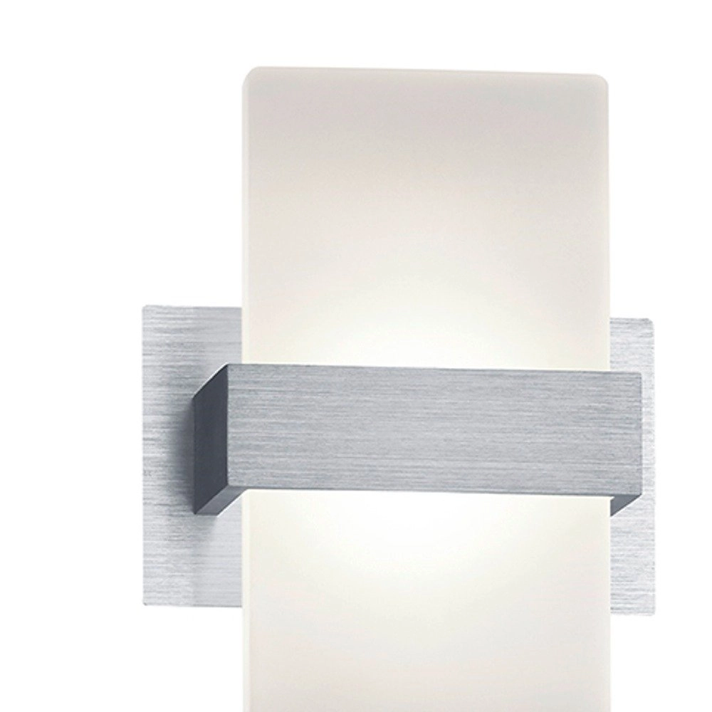 LED-Wandleuchte Platon Metallgrau Trio 4017807293968