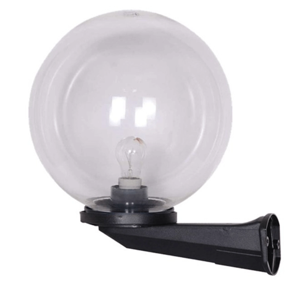 Globus-Leuchte Bolano 30cm. Wand transparent