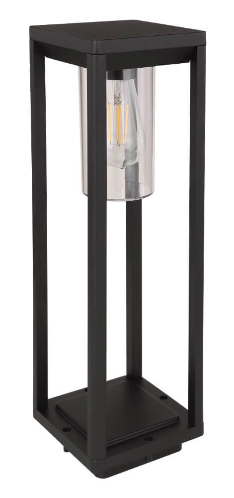 Black standing outdoor lamp Candela 50cm Globo 9007371409501