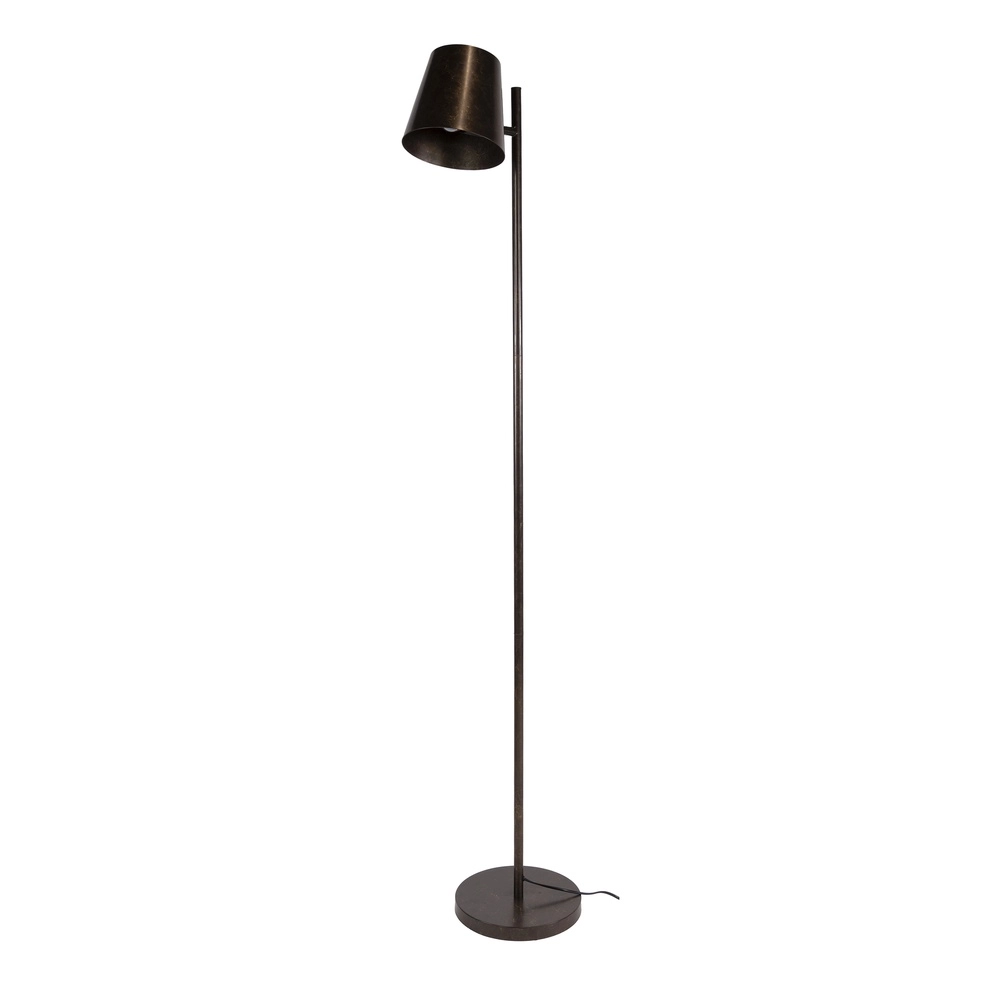 Metall-Stehlampe Flex 157 cm – Stadtbraun Lyora 8716803512481