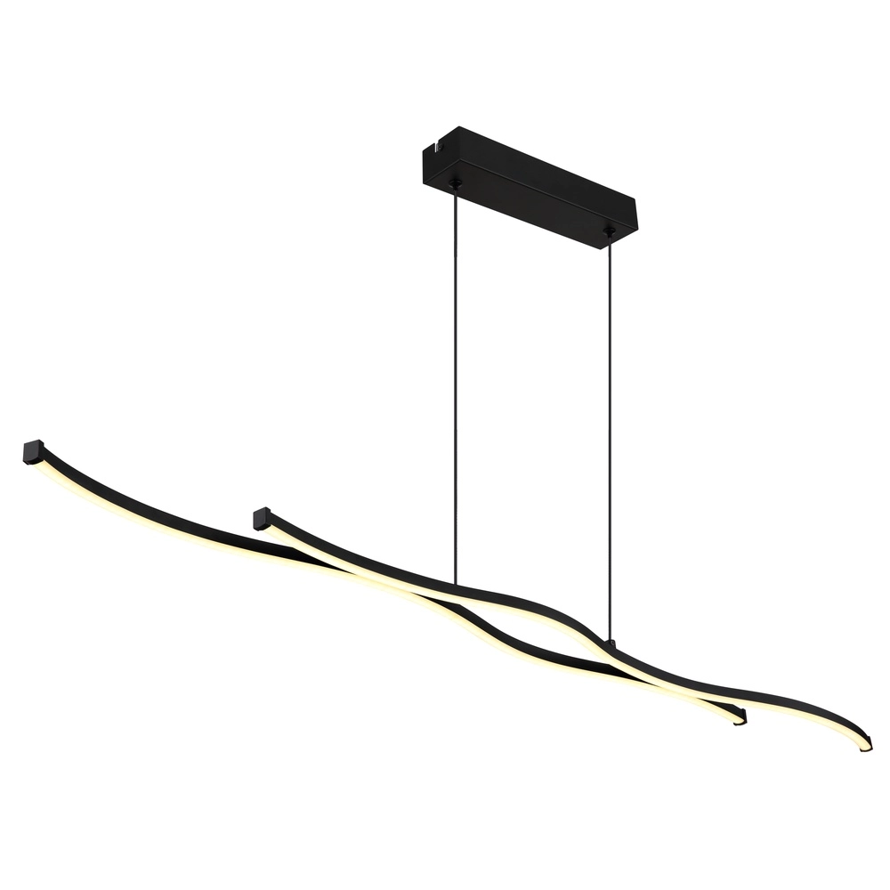 Moderne Pendellampe Boyd Schwarz