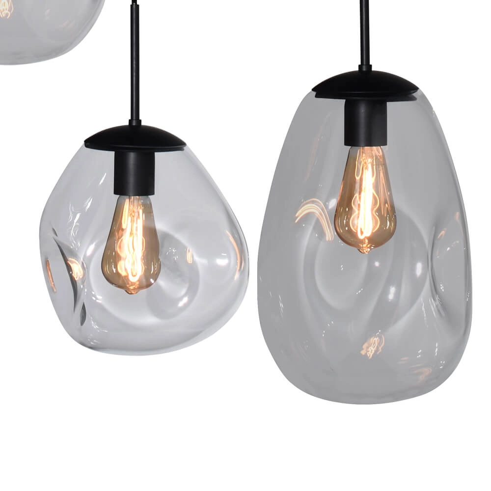 Hängelampe Lava 8x Klarglas Masterlight 8718121286280