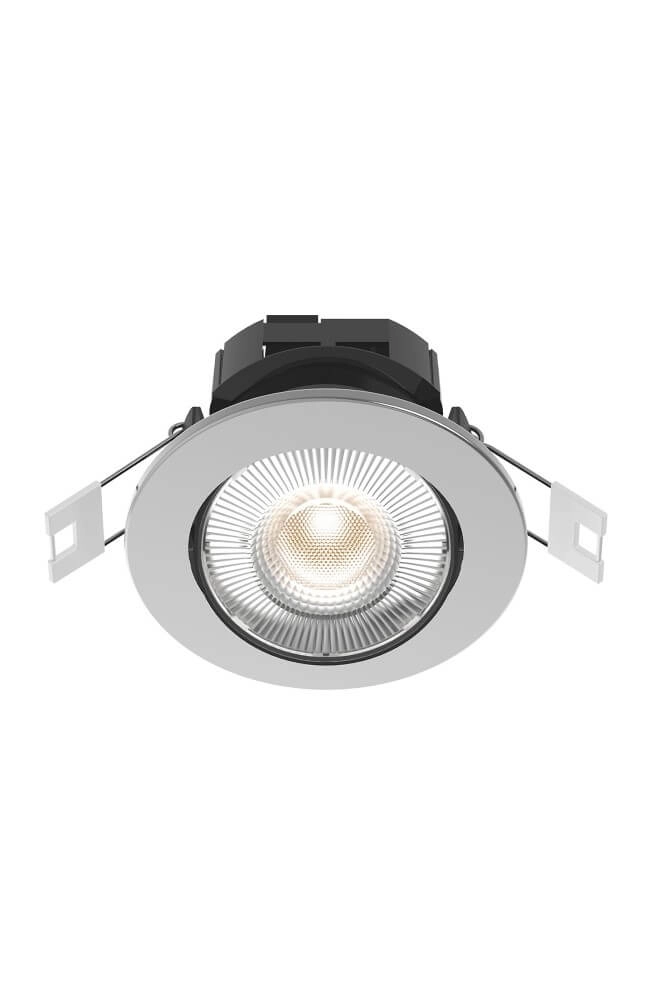 Einbaustrahler Smart home Down 8,5 cm Metallic-Grau Circle 8712879149255