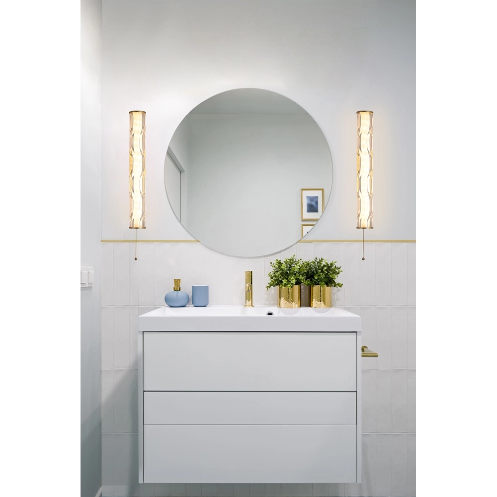 Wandleuchte Vibrate gold 43cm Searchlight 5053423299280