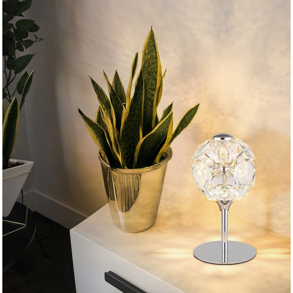 Tischlampe Virina Chrom Globo 9007371475261