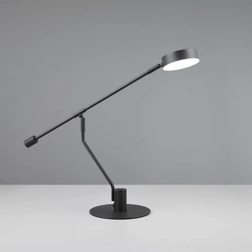 LED-Schreibtischlampe Manduro Schwarz Trio 4017807615999