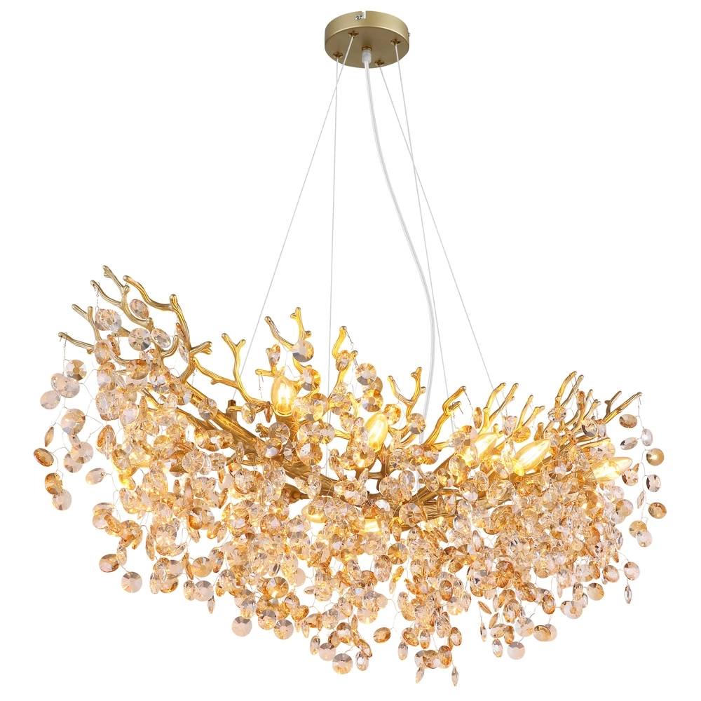 Pendellampe Queena Gold 100 cm