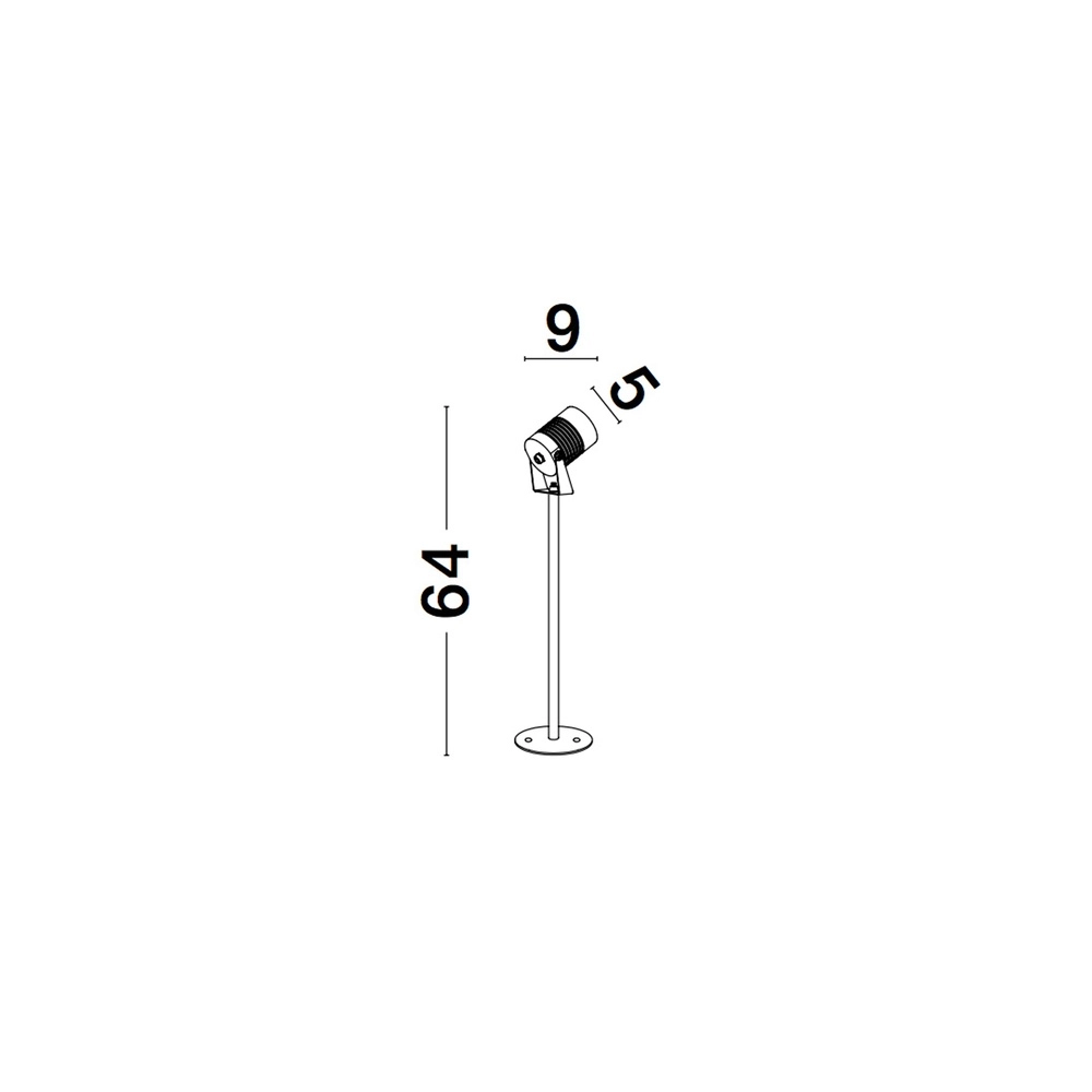 Stehplatz Fend 5W anthrazit Lyora 5212017424365