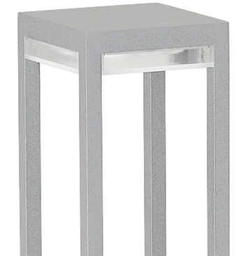 LED Terrassenlampe Poast 70cm - grau Albert 4007235922806