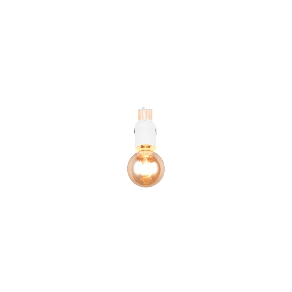 Deckenlampe Lynar Weiß mit Holz Trio 4017807670707
