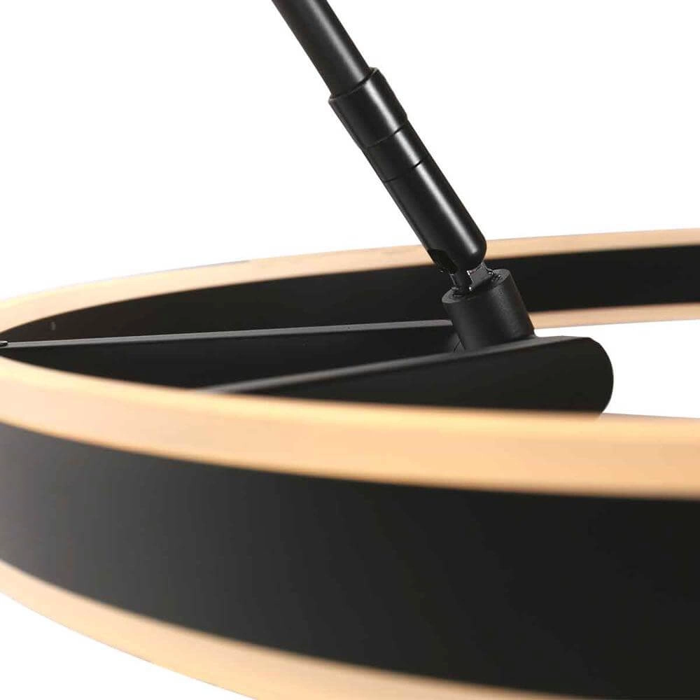 Design-Bogenlampe Ringlux schwarz Steinhauer 8712746176551