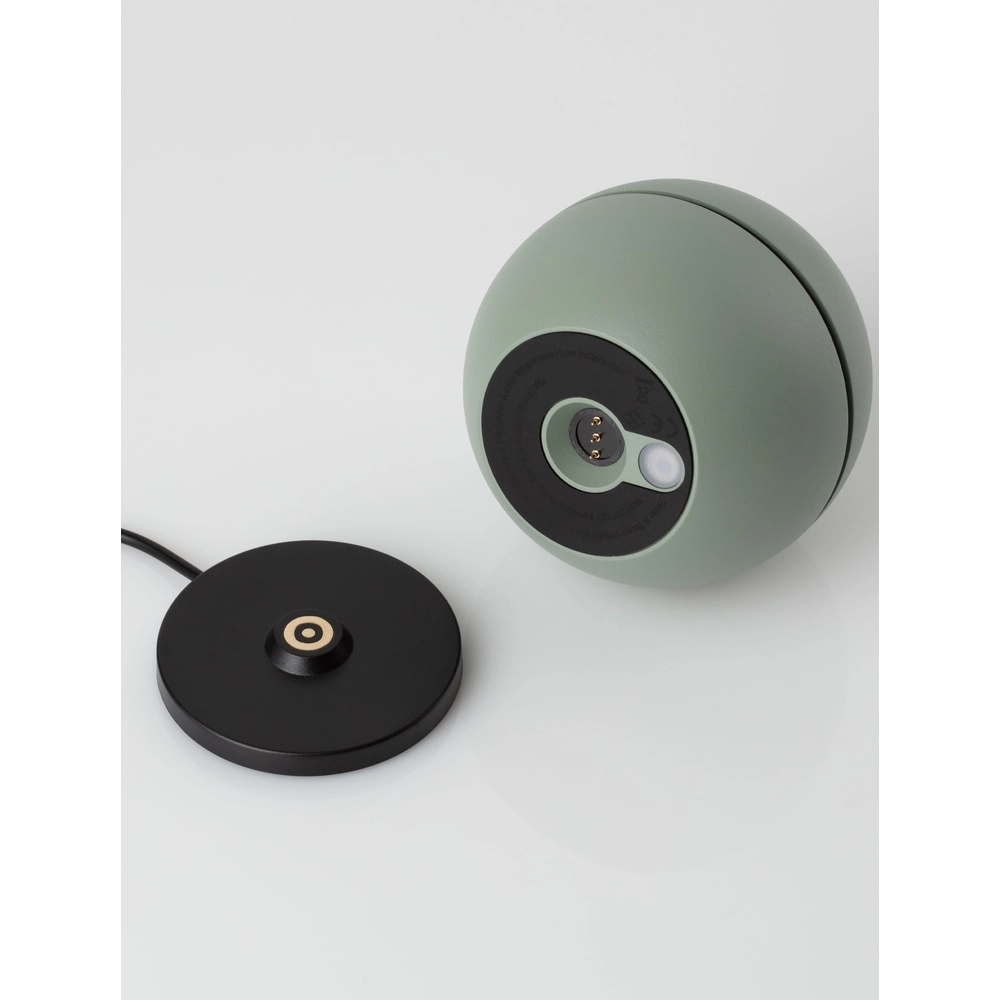Tischlampe Puk wiederaufladbar grün Lyora 5212017478542