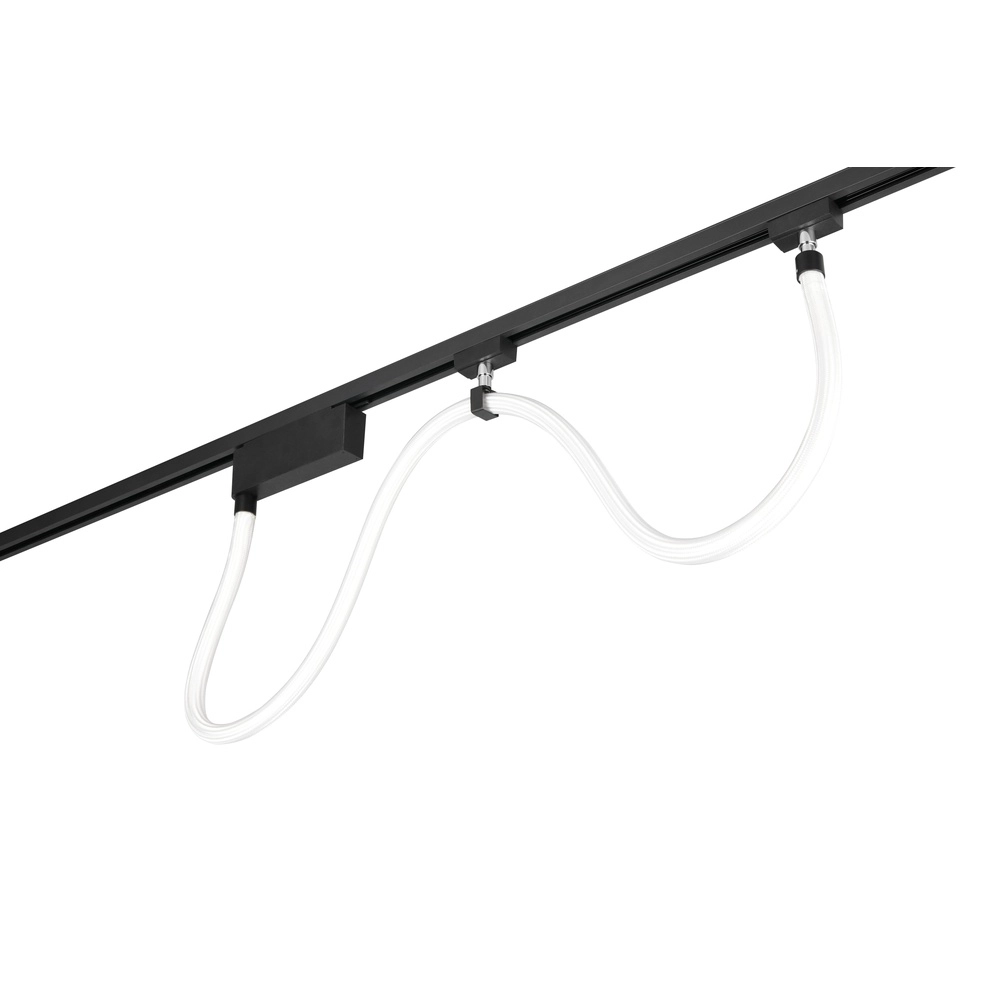 Schlauch für Schienenbeleuchtung Tube schwarz 160cm 2-phasig Trio 4017807667431