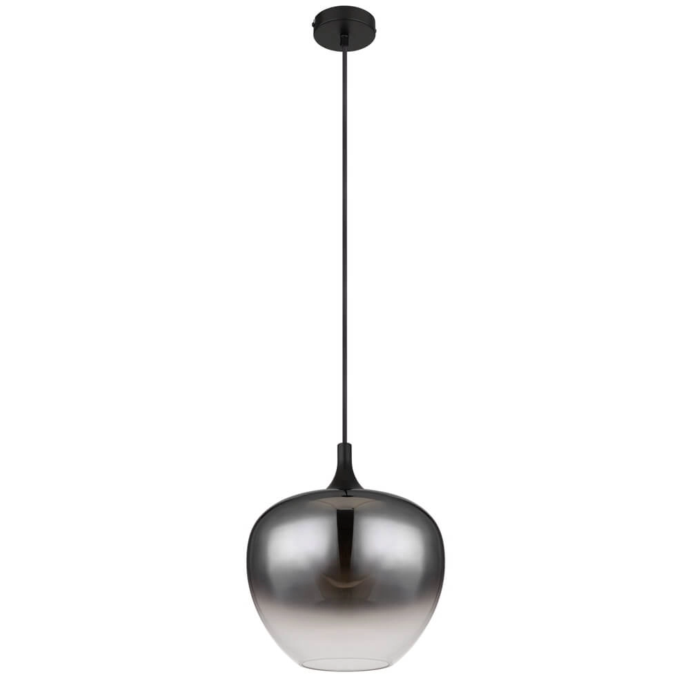 Runde Pendelleuchte Maxy Ø 29cm schwarz Globo 9007371441396