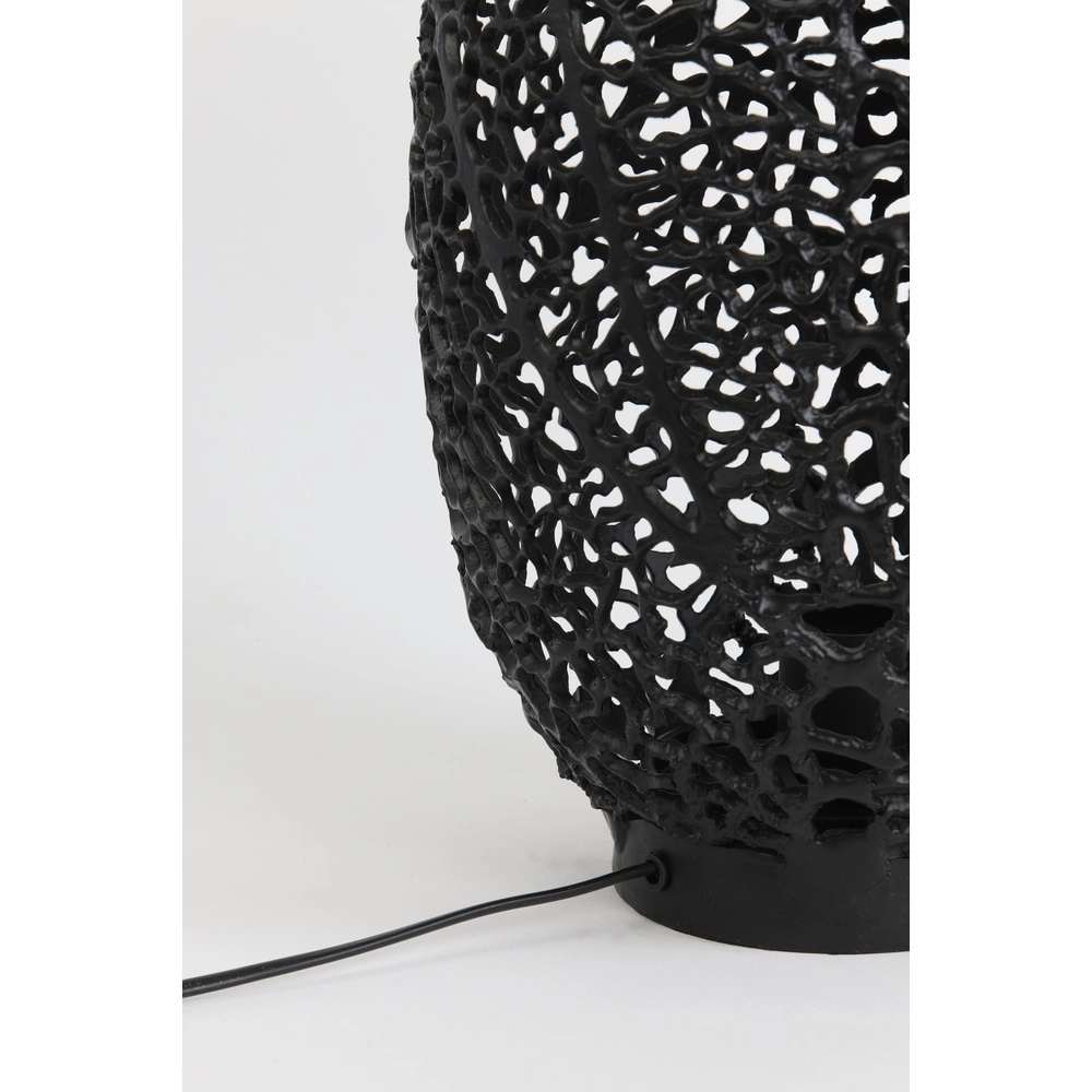 Design-Tischlampe Sinula Ø 24cm – schwarz Light & Living 8717807614492