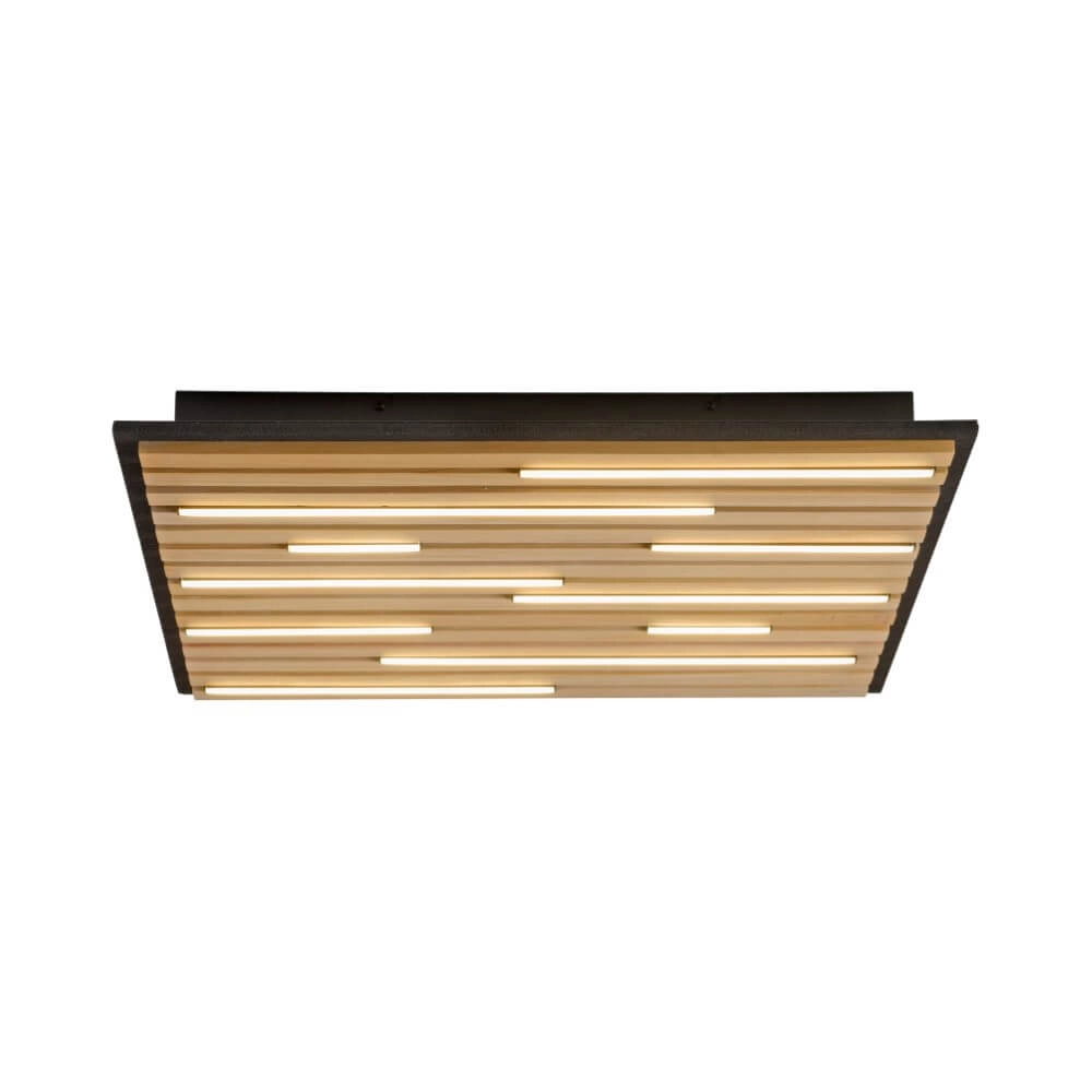 Quadratische Deckenleuchte Q-Akustik Holz Paul Neuhaus 4012248385388