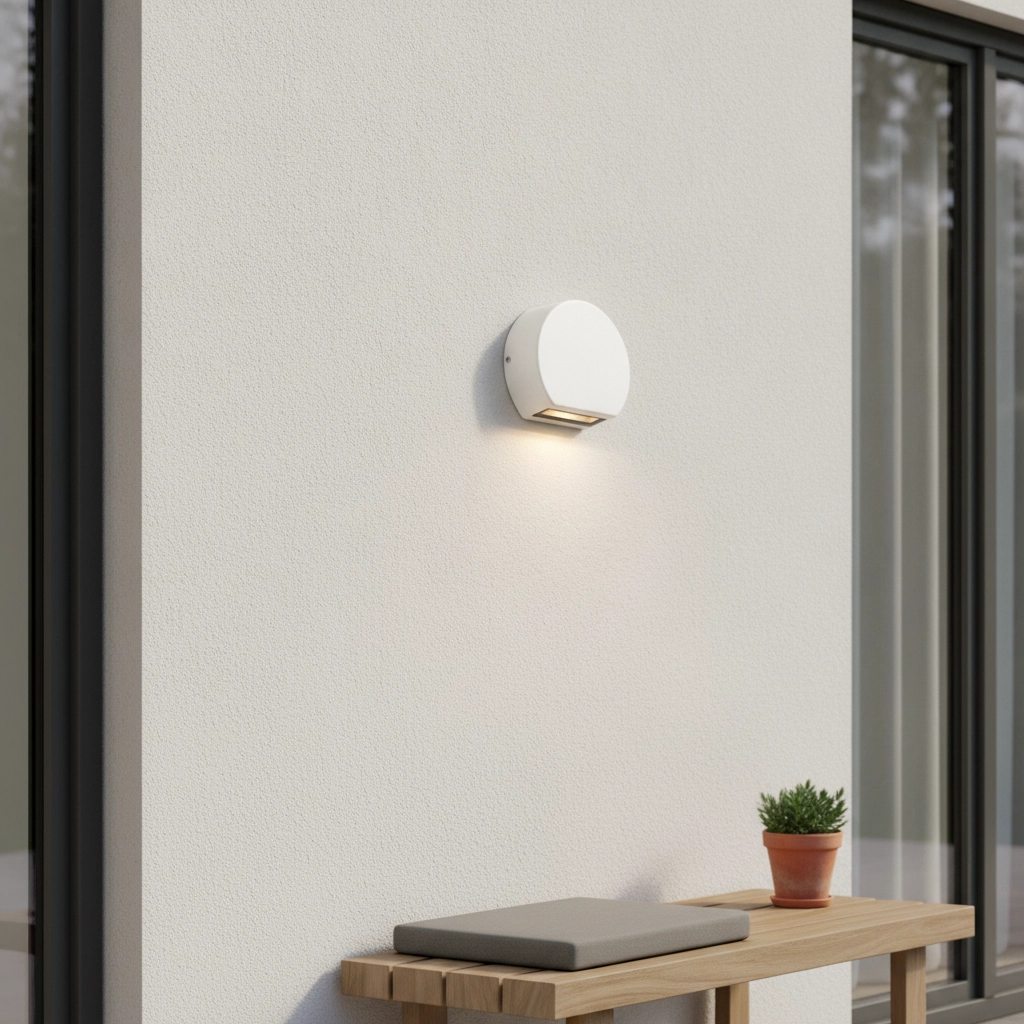 Design-Wandleuchte Sango weiß