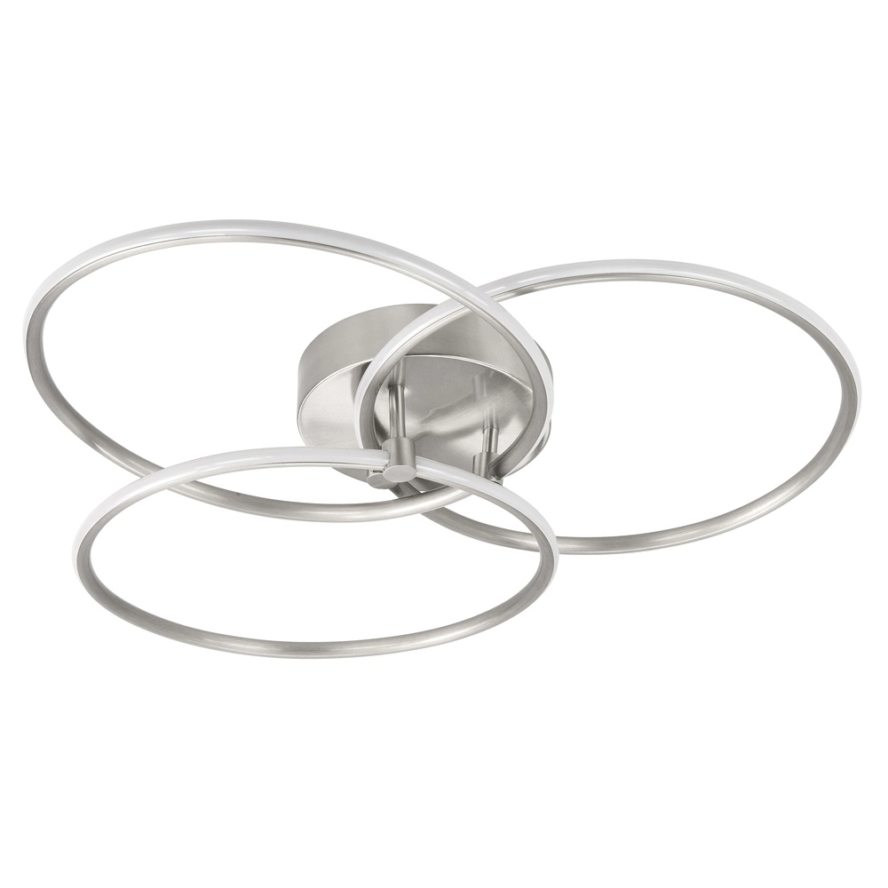 Deckenlampe Circles Design Nickel Ø 49cm Highlight 8718379034923