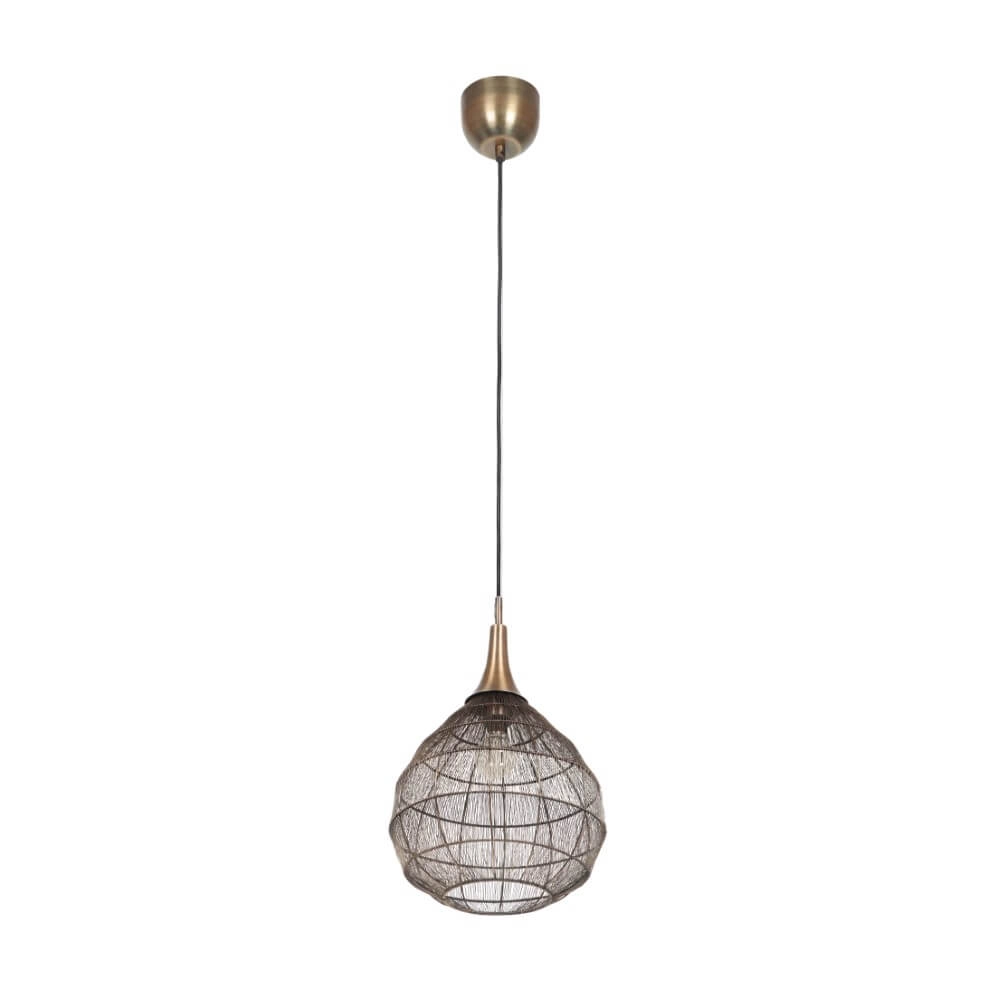 Runde Hängelampe Soraya Ø 42cm - Bronze Trio 4017807617467