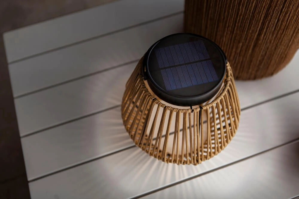 Solar table lamp Coppa rechargeable Lutec 6939412089560