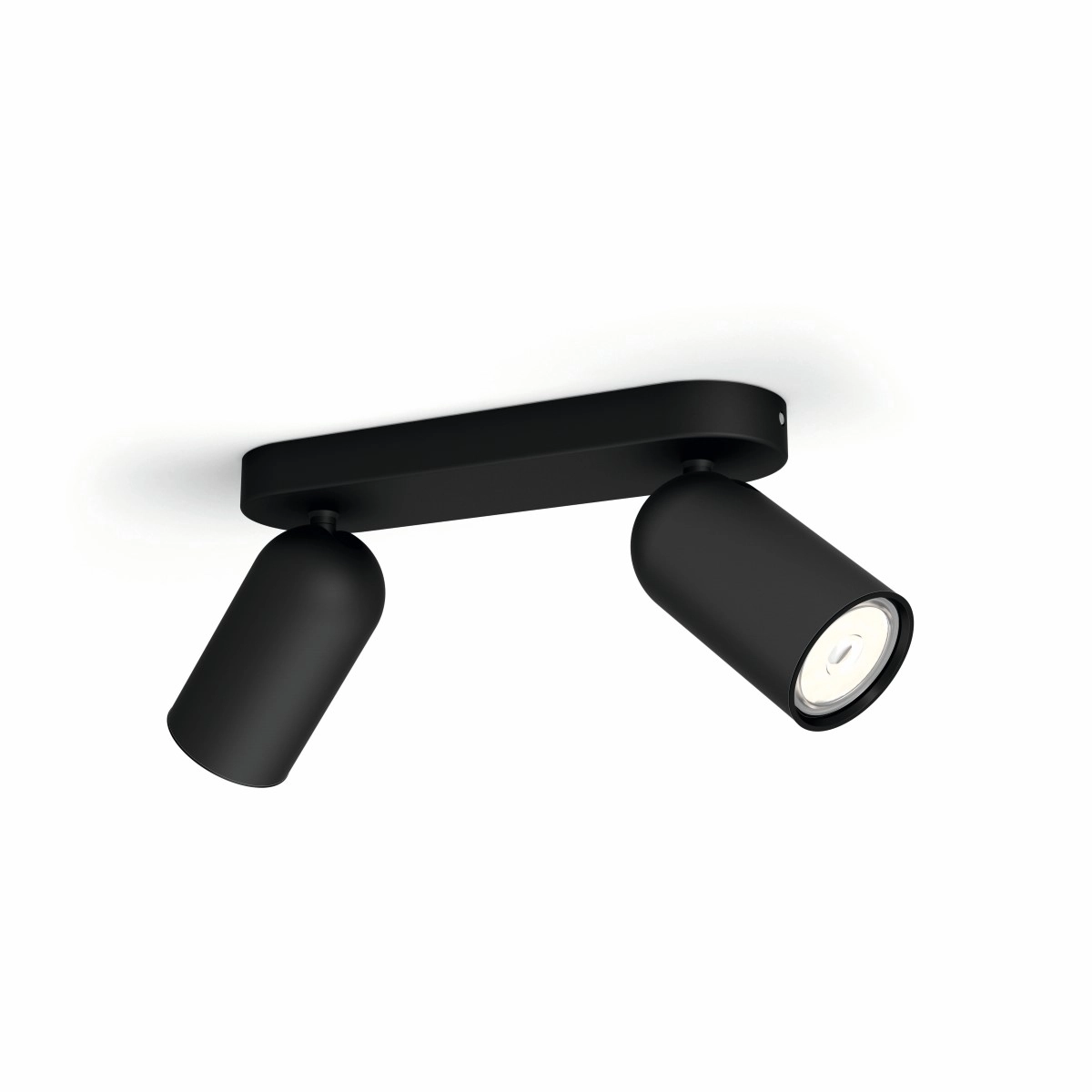 Leuchte Pongee 2-flammig schwarz Philips 8718696164815