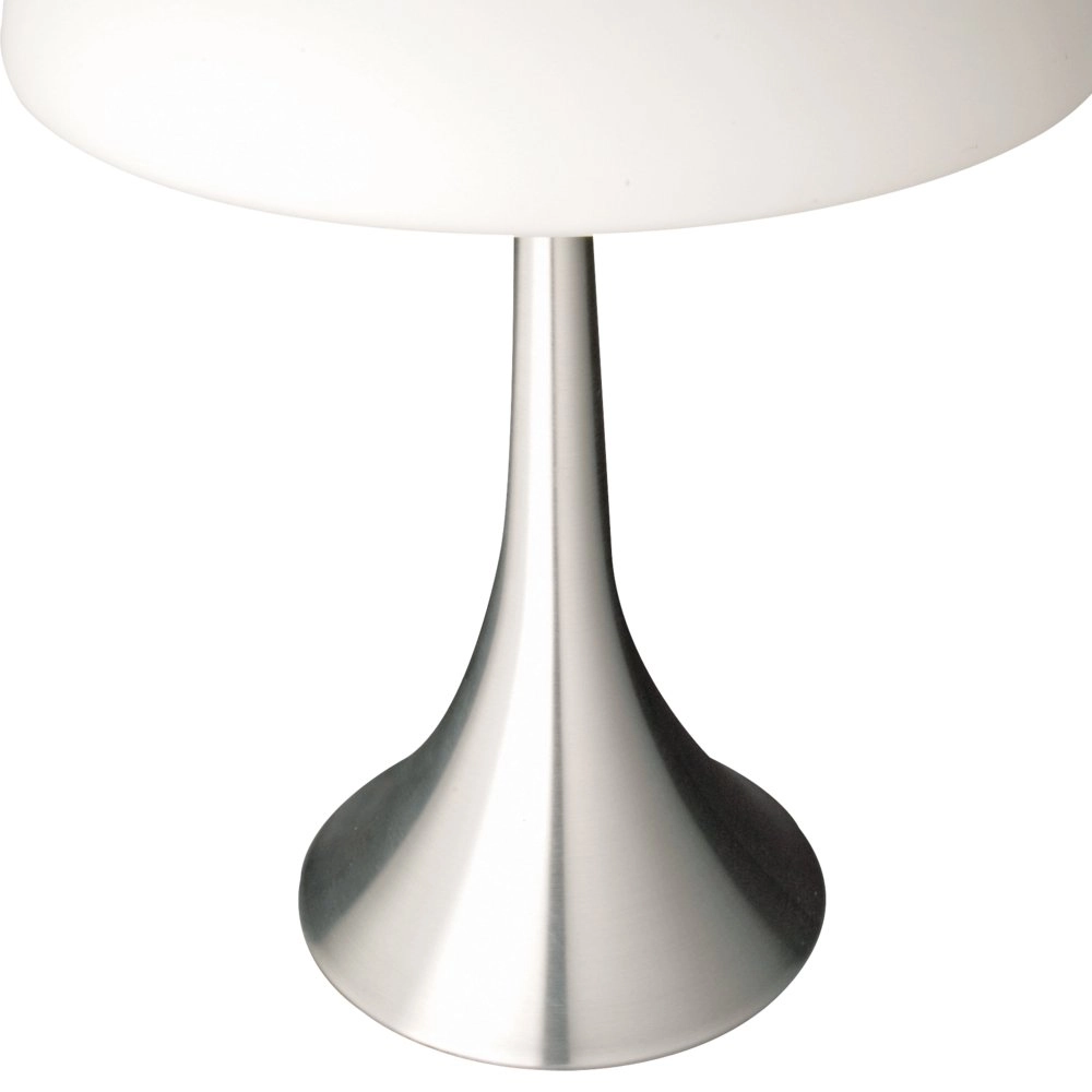 Tischlampe Ancilla 30 cm metallic-grau Steinhauer 8712746043716
