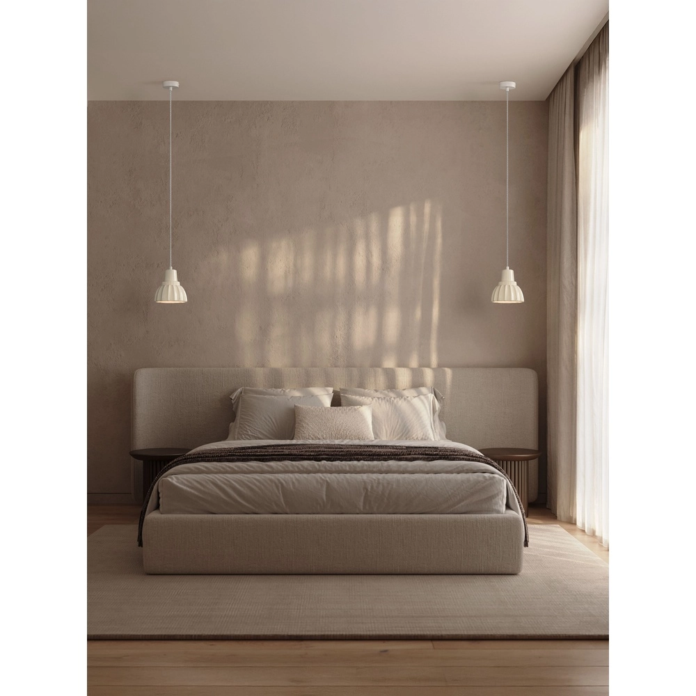 Pendellampe Picco Weiß mit Creme
