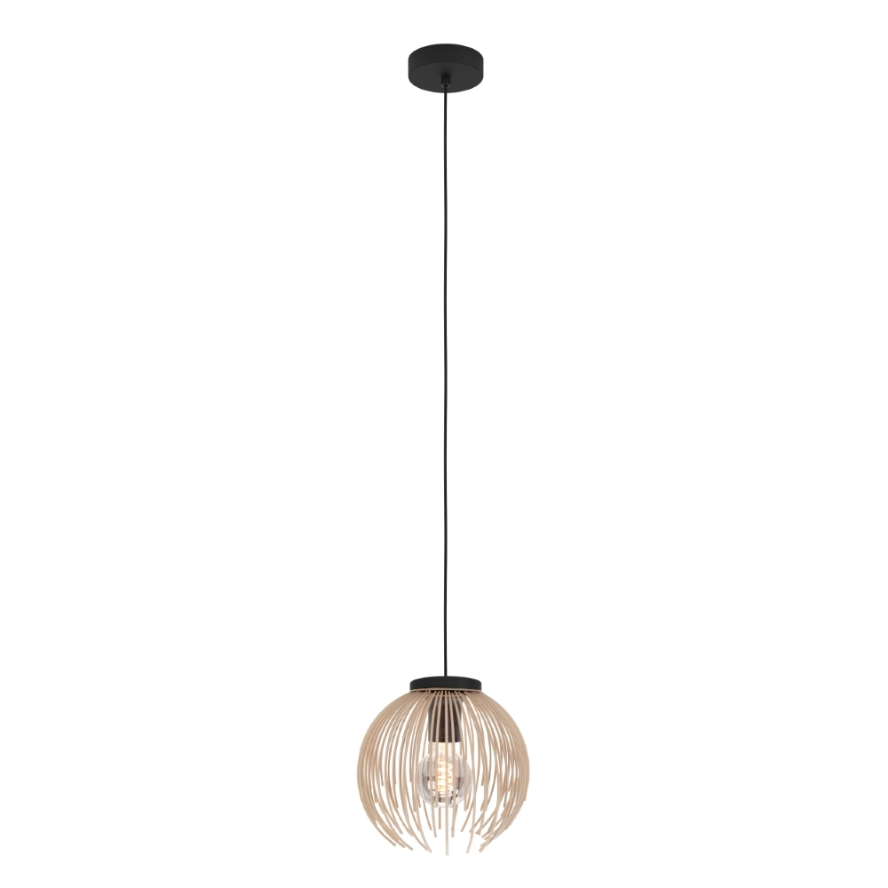 Design-Pendelleuchte Alhabia Ø 23,5cm sandbraun