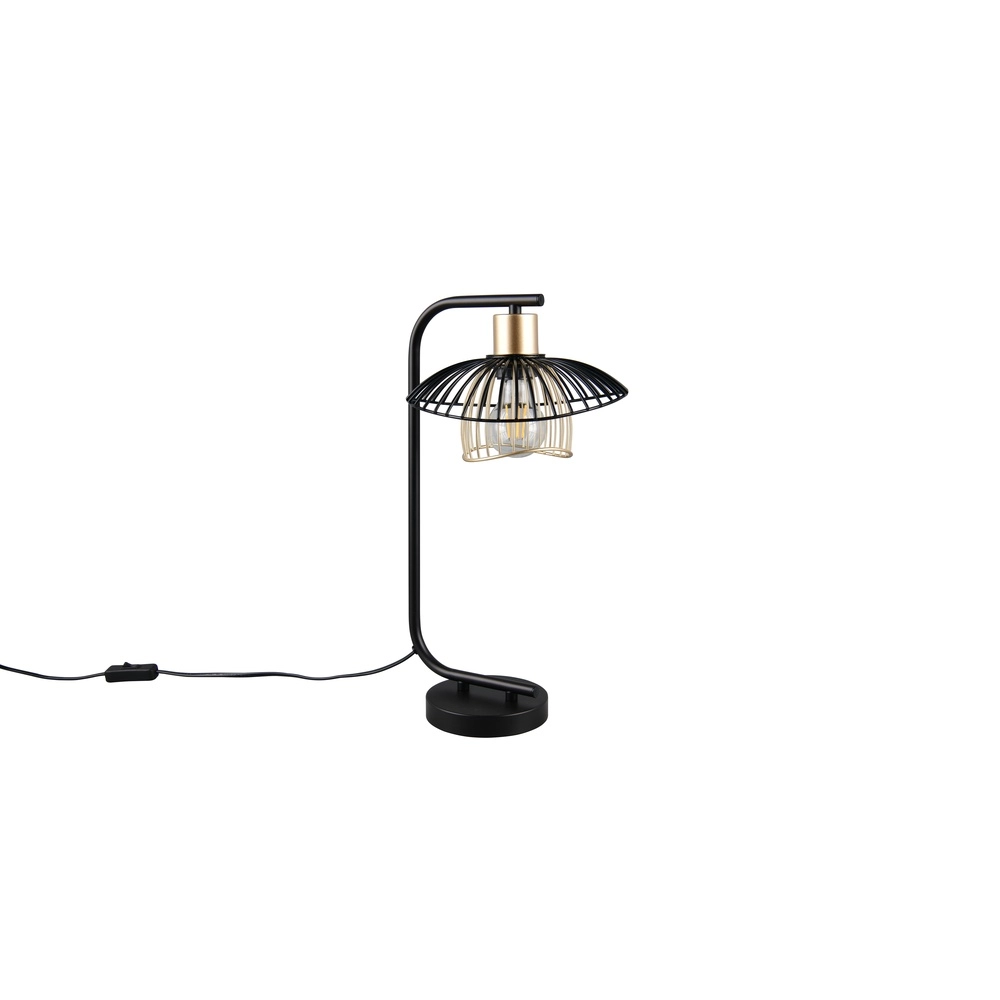 Tischlampe Lauris Schwarz Trio 4017807678123