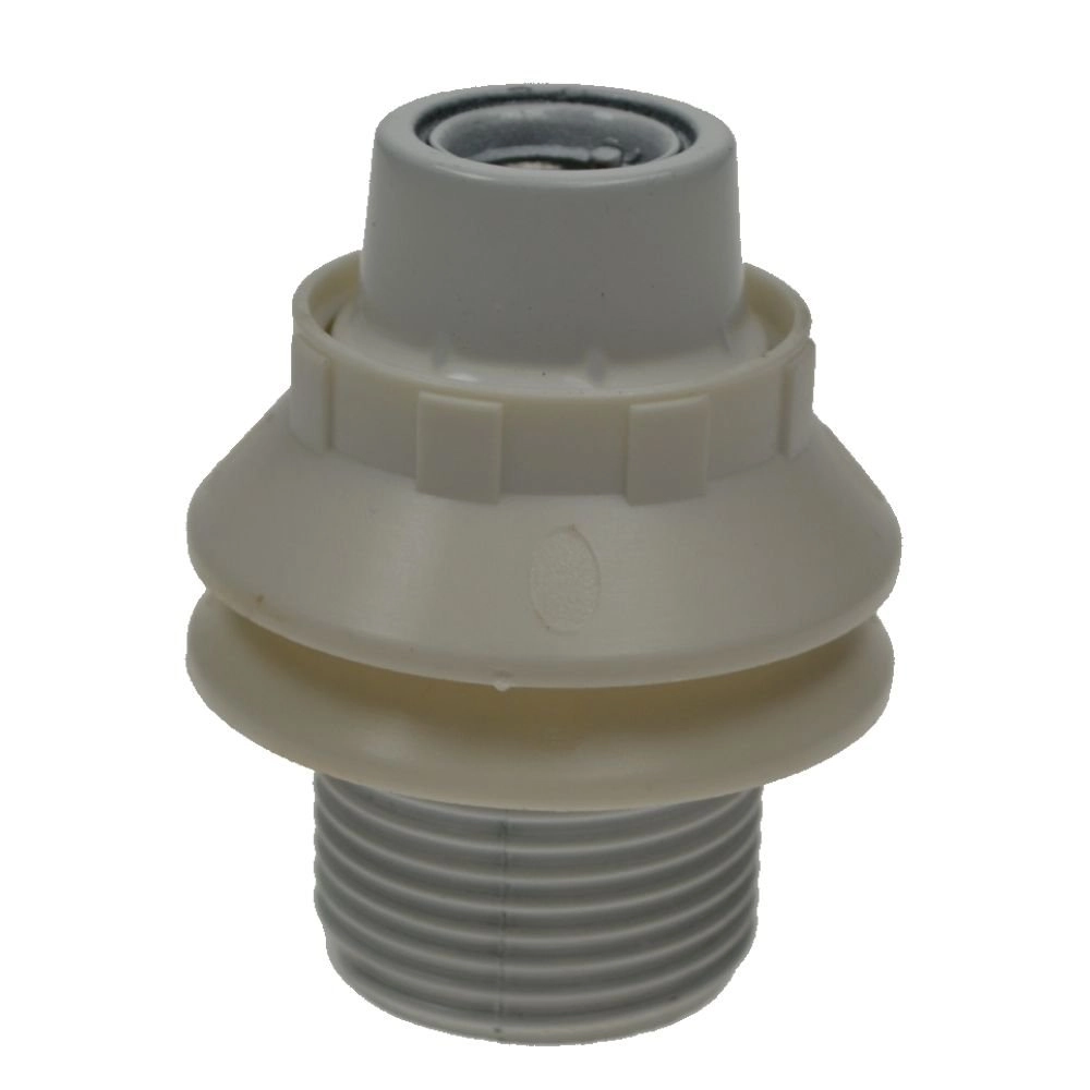 Lampenhalter E14 - Base weiß mit 2 Ringen